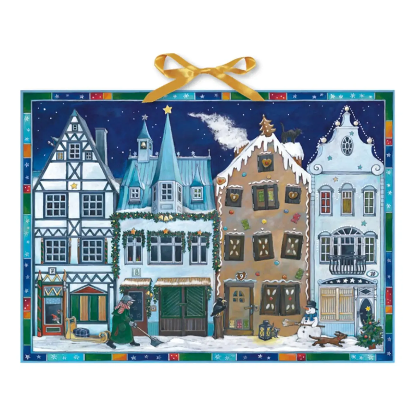 Käthe Wohlfahrt Adventsdeko & Kalender-Adventskalender "In Der Weihnachtsstrase"