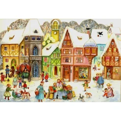 Käthe Wohlfahrt Adventsdeko & Kalender-Adventskalender "Markttag"