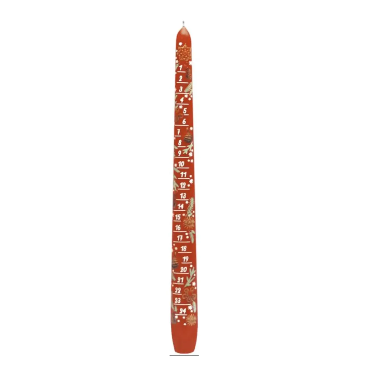 Käthe Wohlfahrt Adventsdeko & Kalender-Adventskalenderkerze Rot