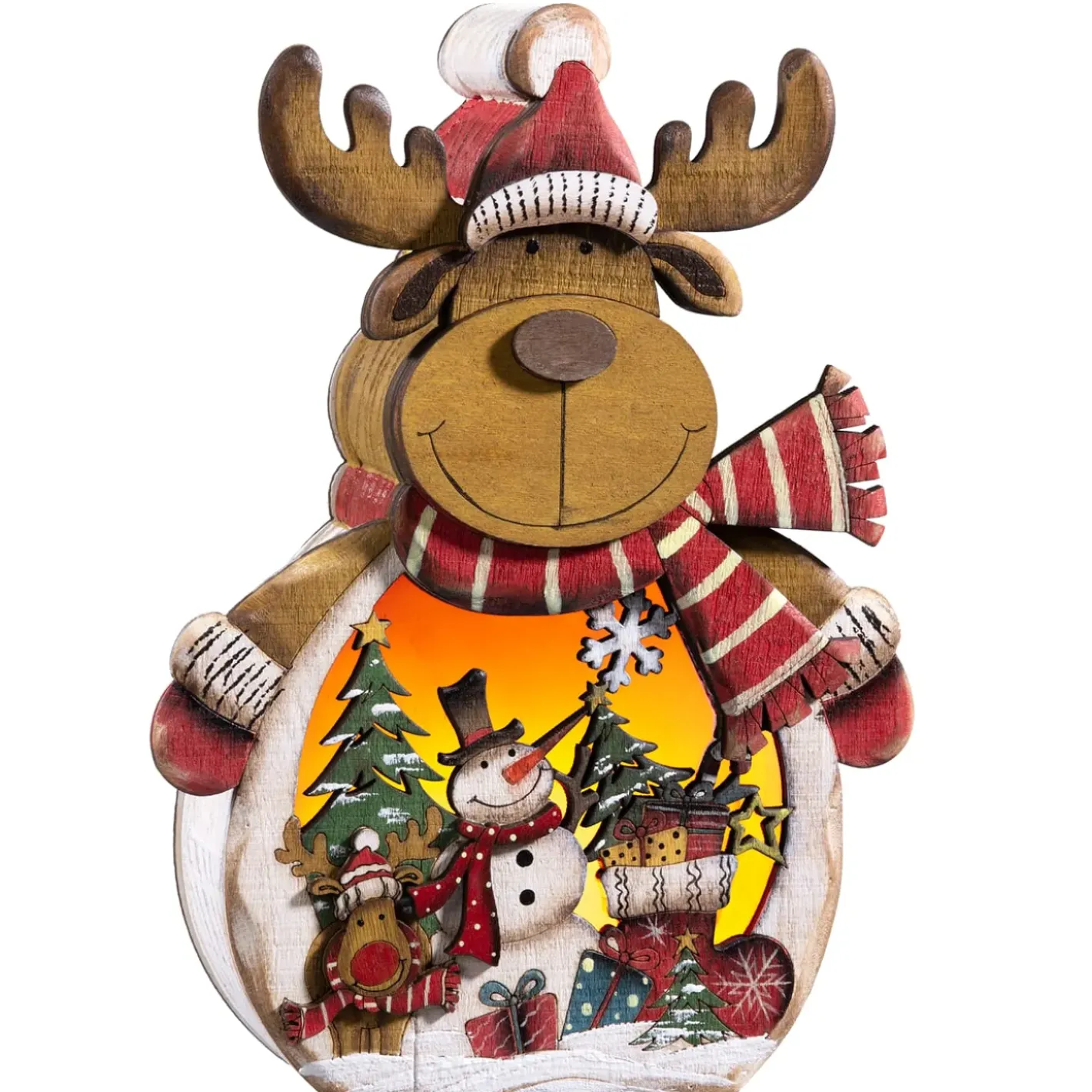 Käthe Wohlfahrt Standfiguren-Elch "Winterwald"