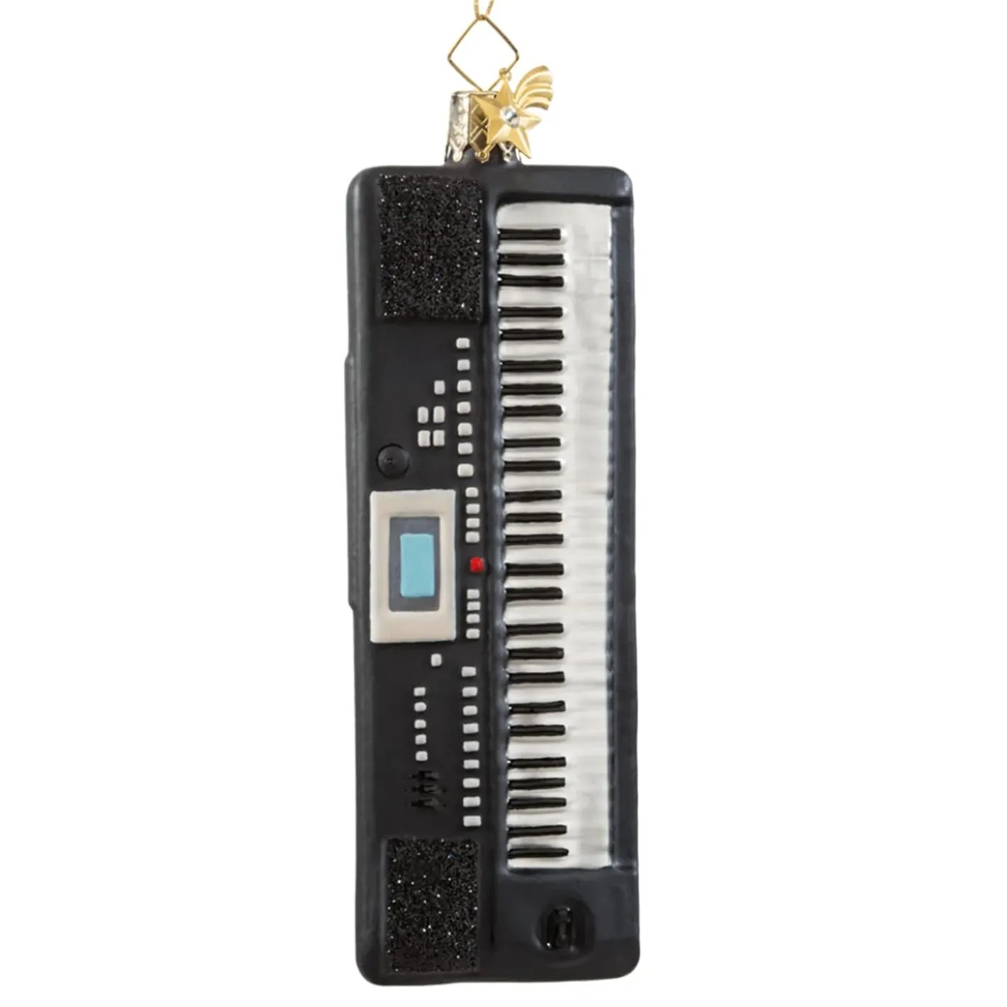 Poesie in Glas Baumschmuck Aus Glas-Keyboard