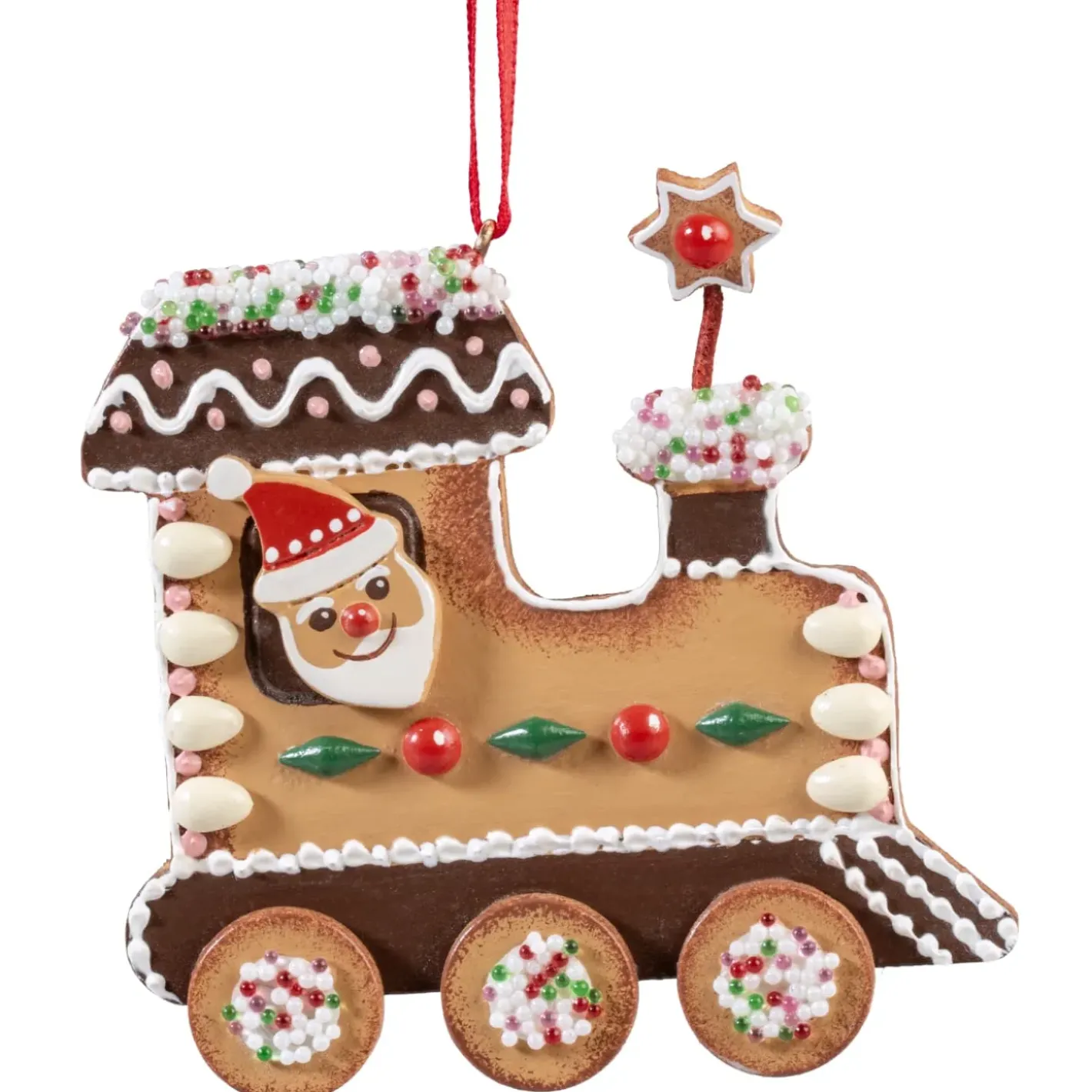 Käthes Original Baumschmuck Aus Holz-Lebkuchen-Zug