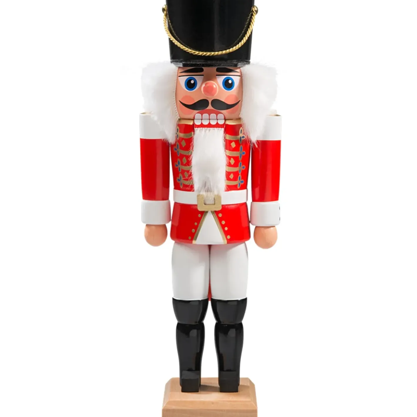HODREWA Nussknacker-Nussknacker "Husar" Rot, 27Cm