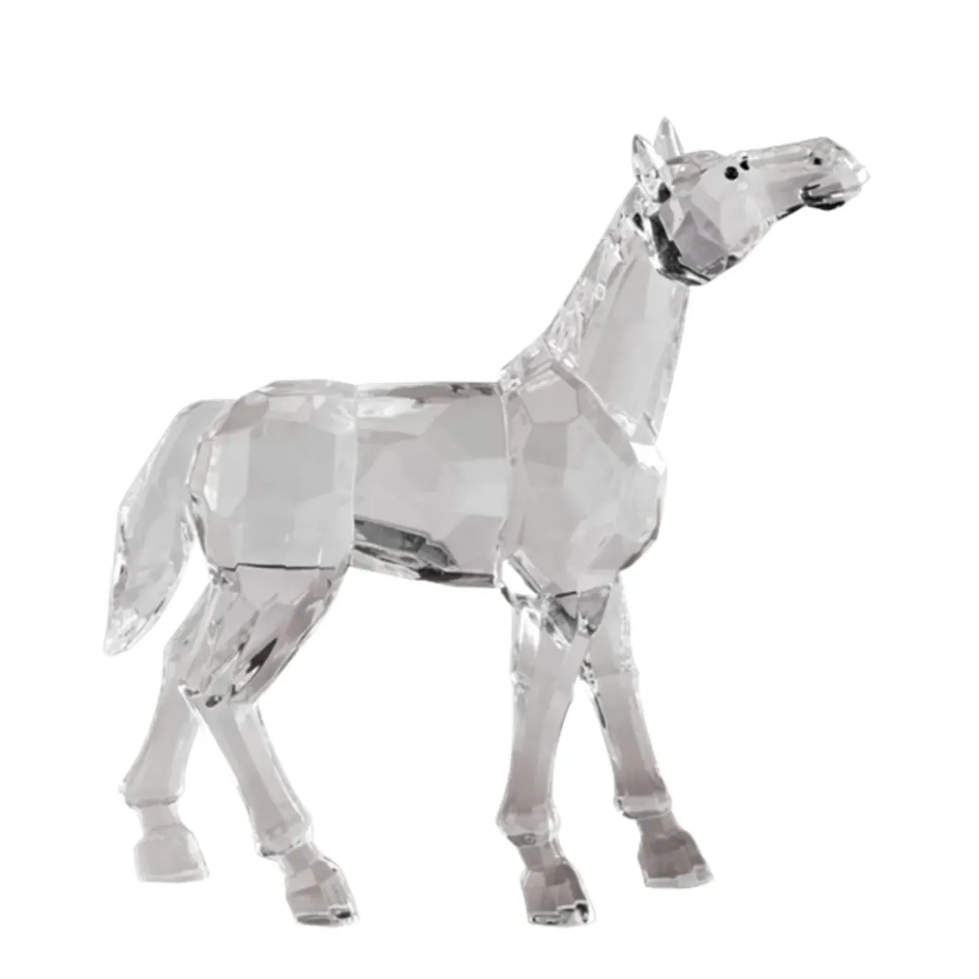 Käthe Wohlfahrt Standfiguren-Pferd Mit Gestrecktem Kopf, Akryl