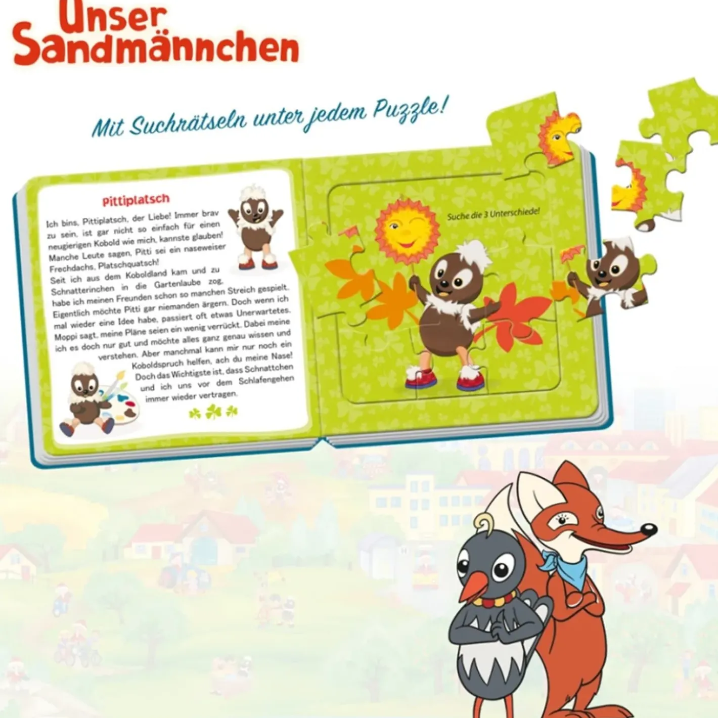 Trötsch Verlag Spielzeug-Puzzlebuch "Mein Erstes Puzzlebuch - Unser Sandmannchen"