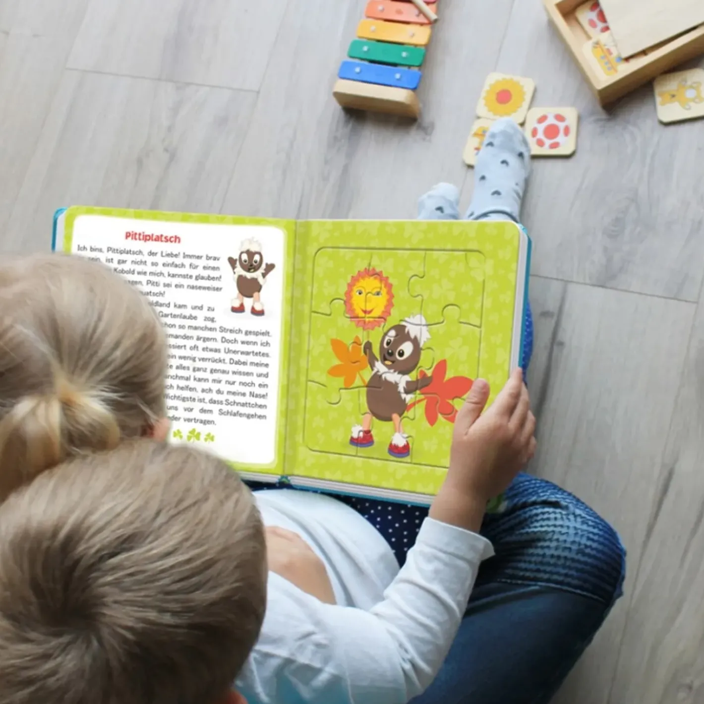 Trötsch Verlag Spielzeug-Puzzlebuch "Mein Erstes Puzzlebuch - Unser Sandmannchen"