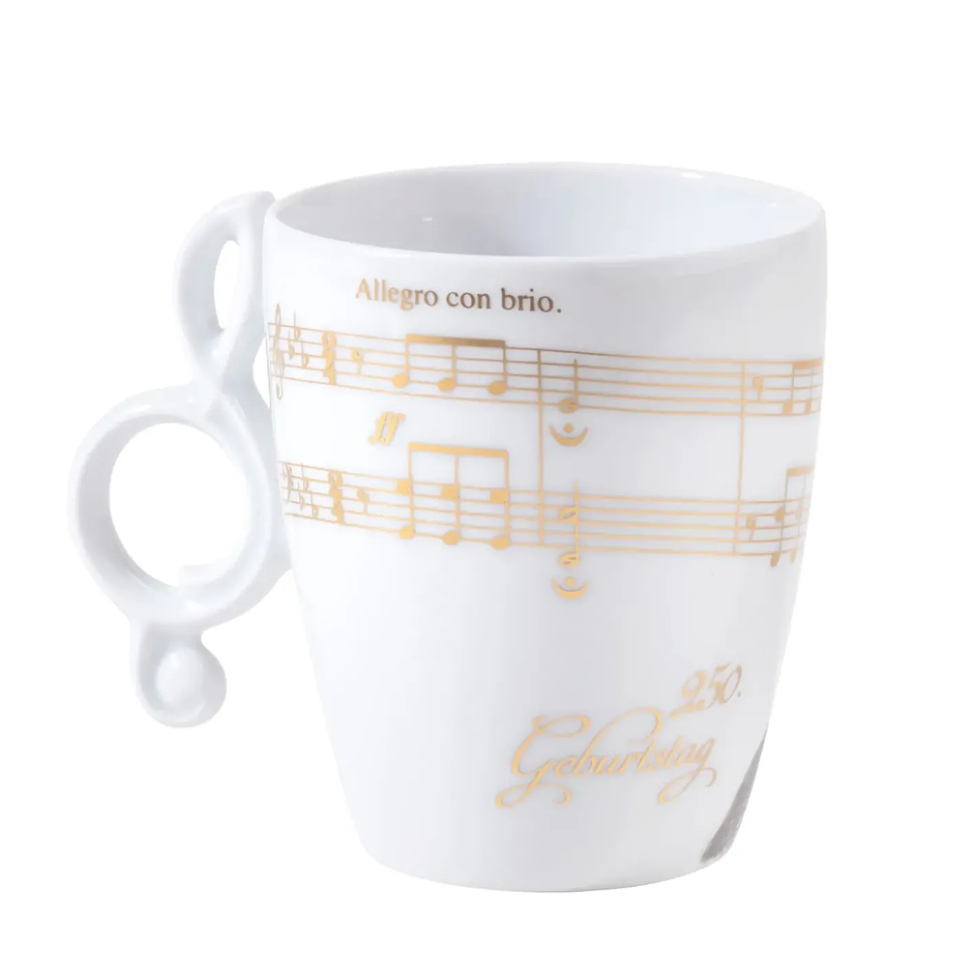 Meissen Porzellan Tischdeko-Tasse "Beethoven"