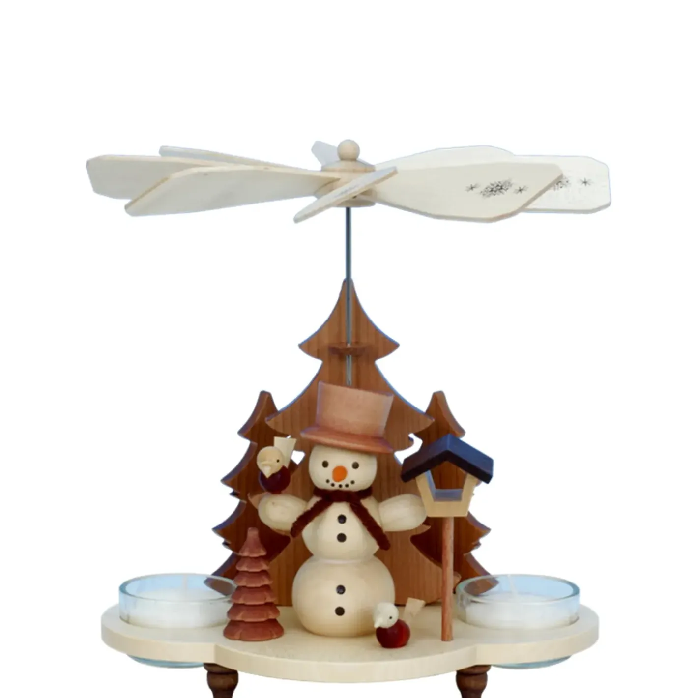 Christian ULBRICHT Pyramiden-Teelicht-Pyramide "Schneemann"