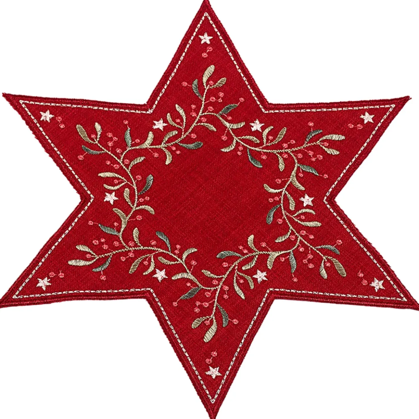 Käthe Wohlfahrt Tischdeko-Tischdecke "Mistel" R 28 Cm
