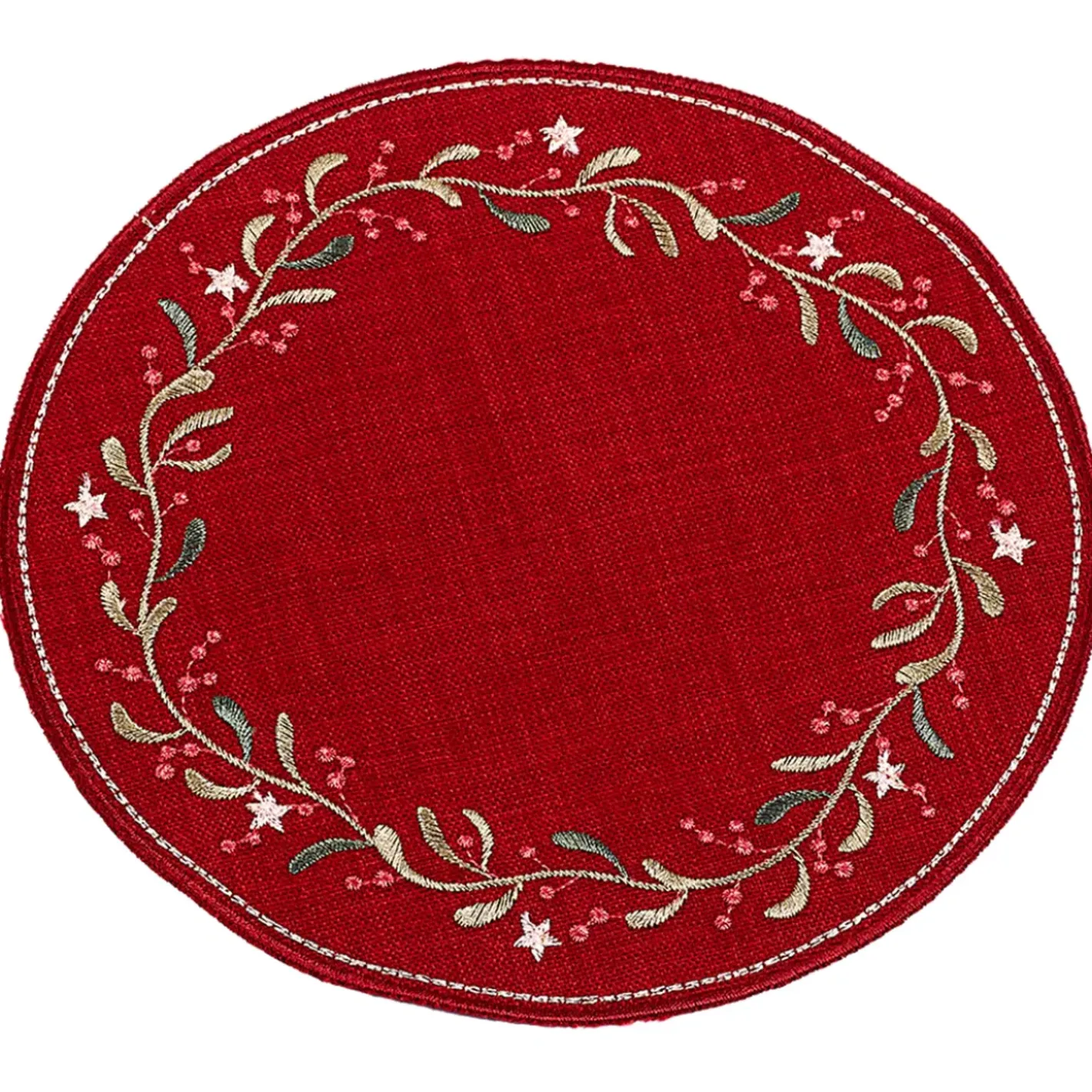 Käthe Wohlfahrt Tischdeko-Tischdecke "Mistel" R 20 Cm
