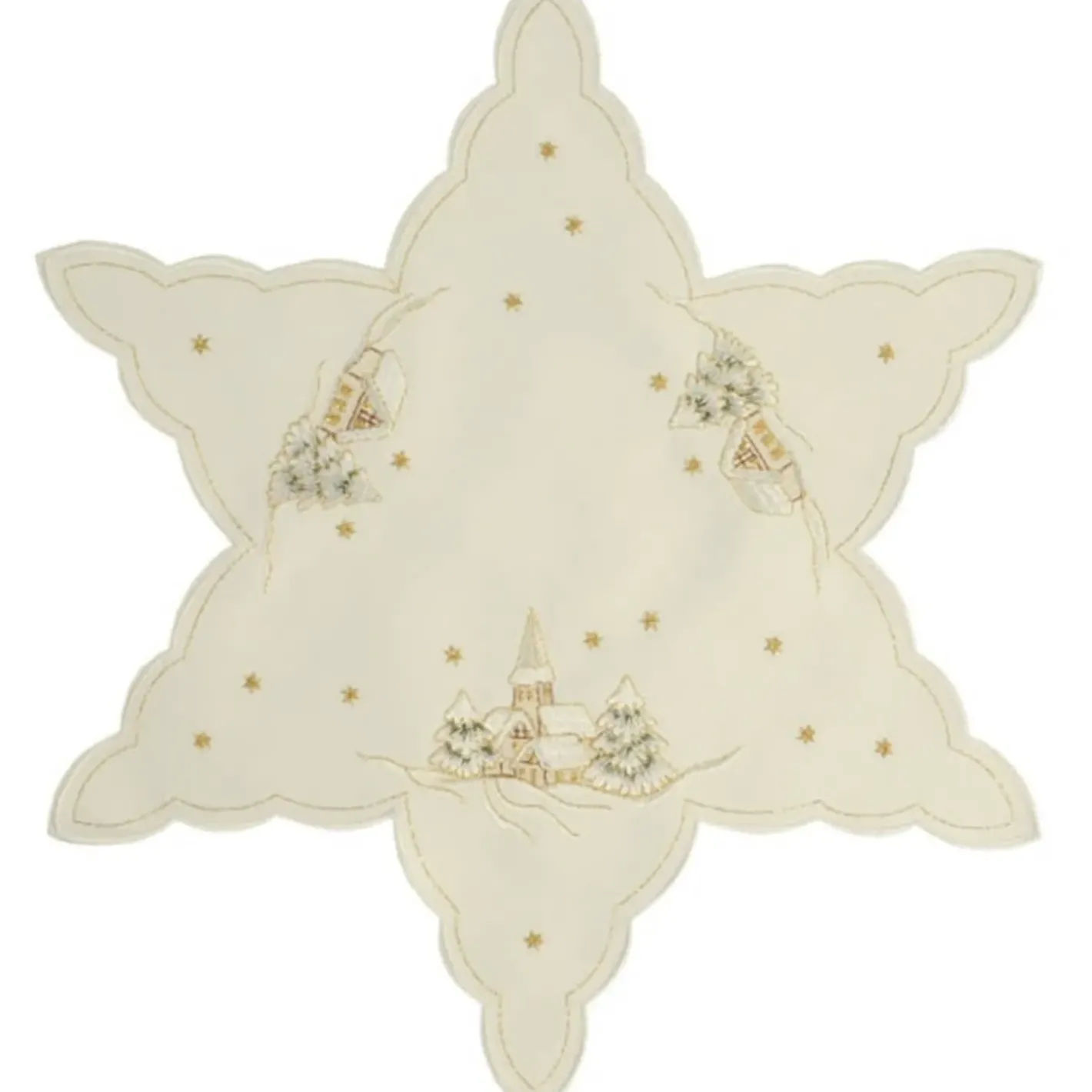 Käthe Wohlfahrt Tischdeko-Tischdecke "Winterdorf" R 25 Cm