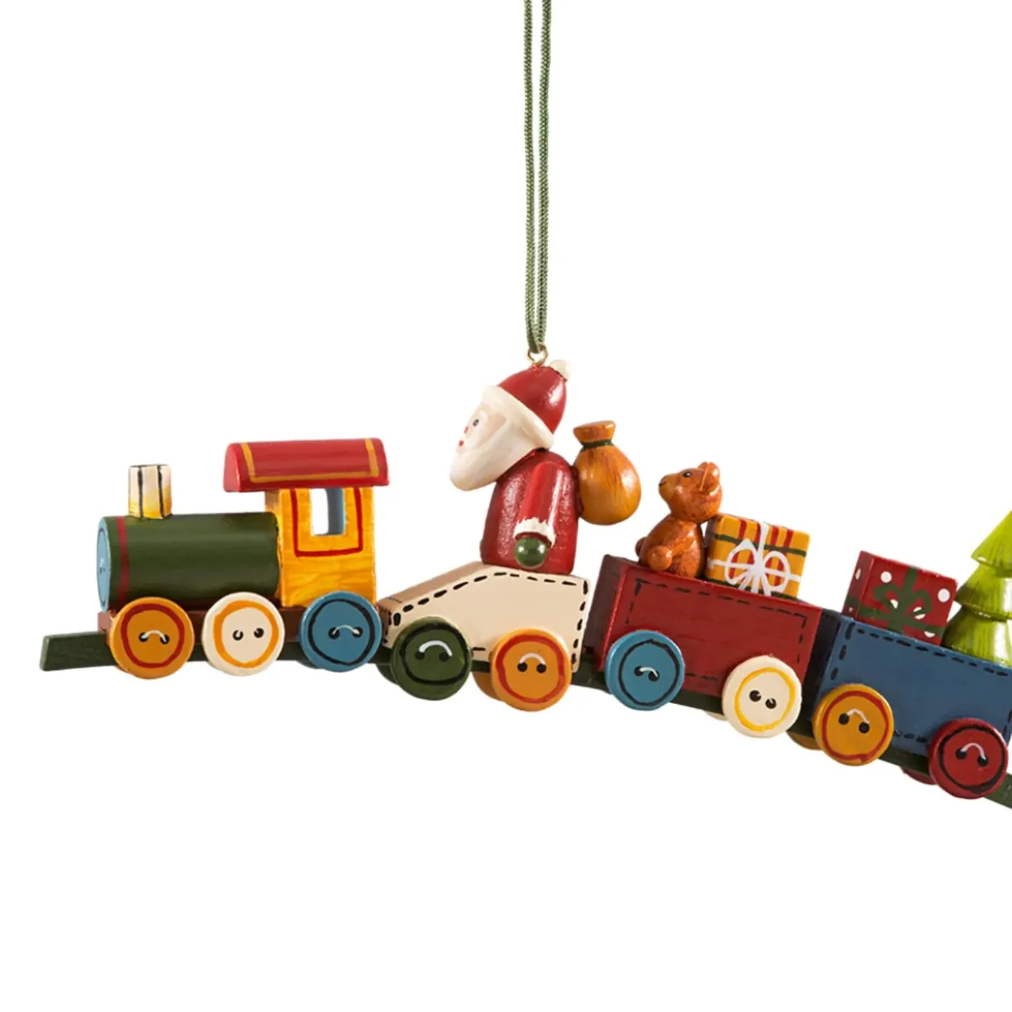 Käthes Original Baumschmuck Aus Holz-Weihnachtszug