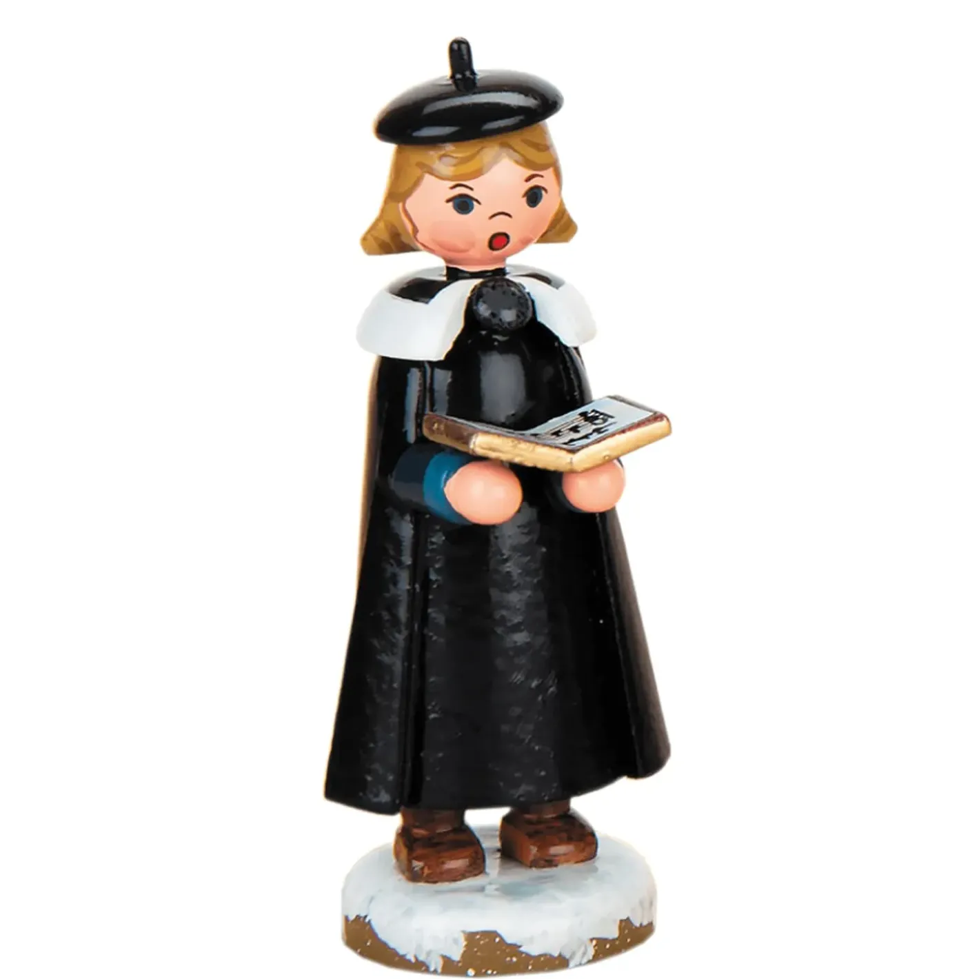 Hubrig Volkskunst Hubrig Miniaturen-Winterkinder Kurrendenmadchen Mit Buch